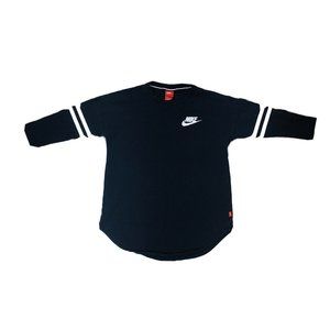 Vintage 90’s Y2K Red Label Nike Baseball Shirt Mid Sleeve Shirt Med Streewear